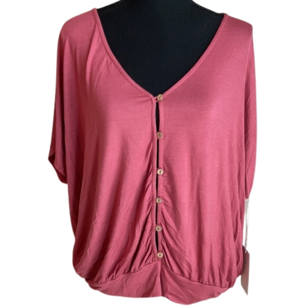 Purple Snow Top size 1X